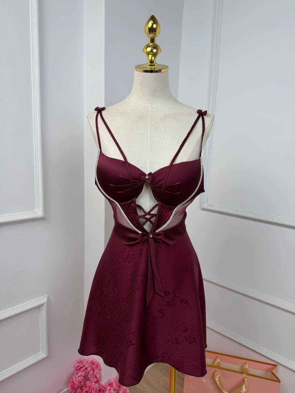 American Style — Silk Satin Nightdress