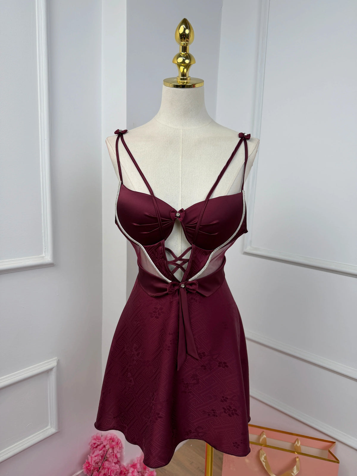 American Style — Silk Satin Nightdress