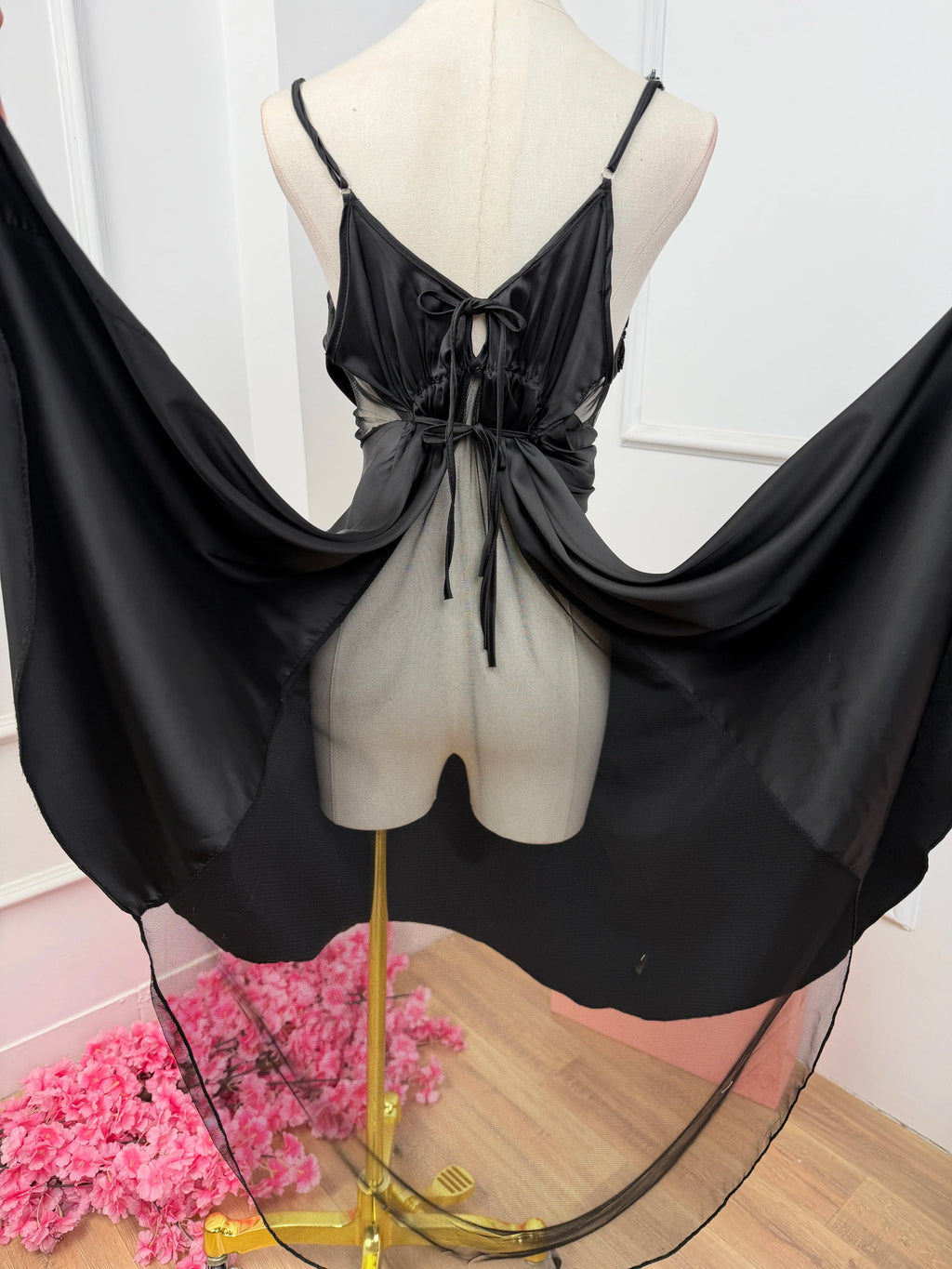 Rose Beryl — Luxury Silk Satin Nightdress