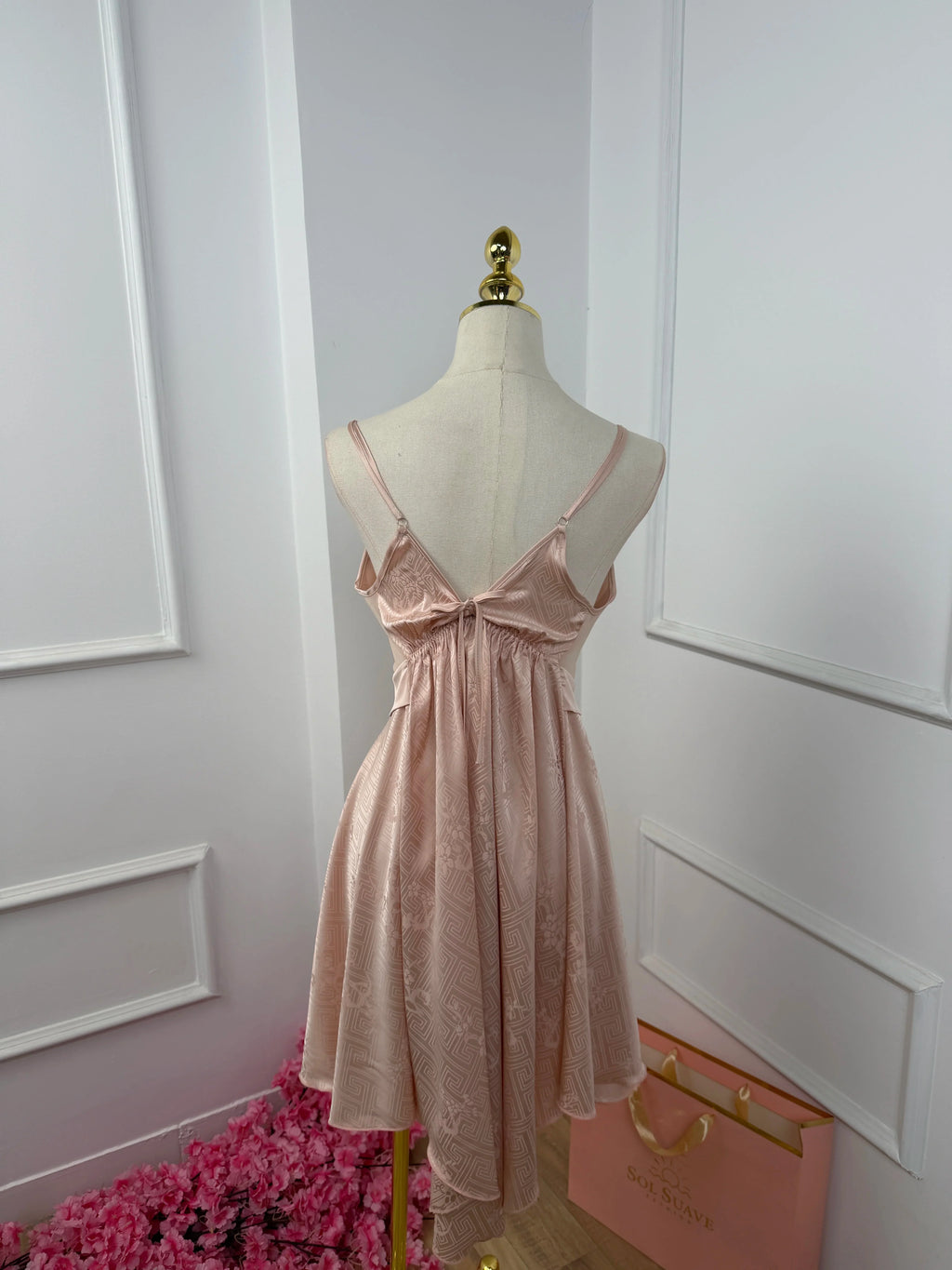 American Style — Silk Satin Nightdress