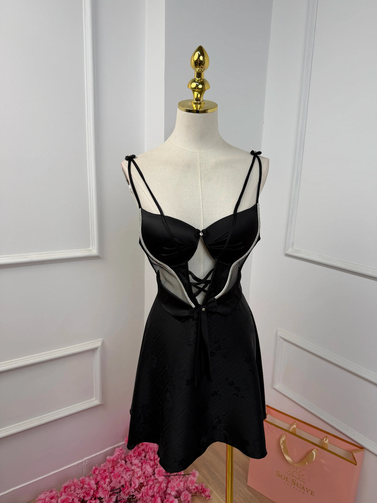 American Style — Silk Satin Nightdress