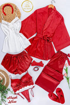 American Style — 10-Piece Satin Set