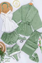 American Style — 10-Piece Satin Set