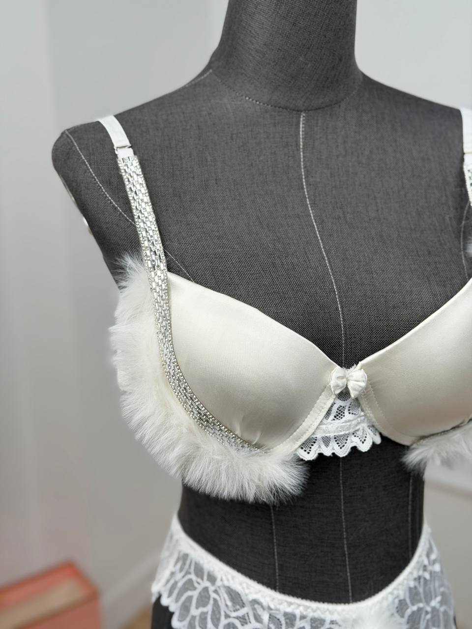 Faux Fur — Bra & Brief Set