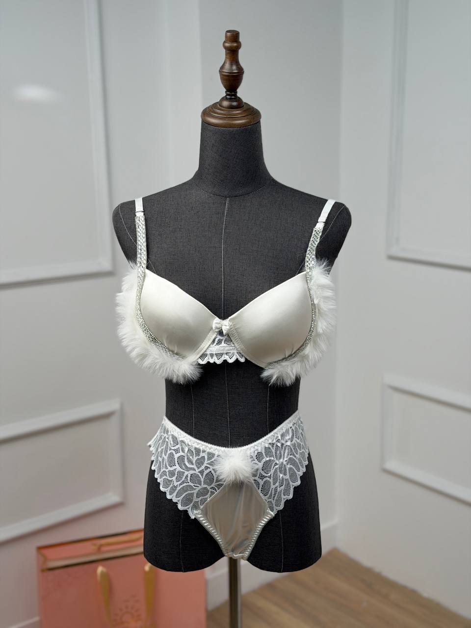 Faux Fur — Bra & Brief Set