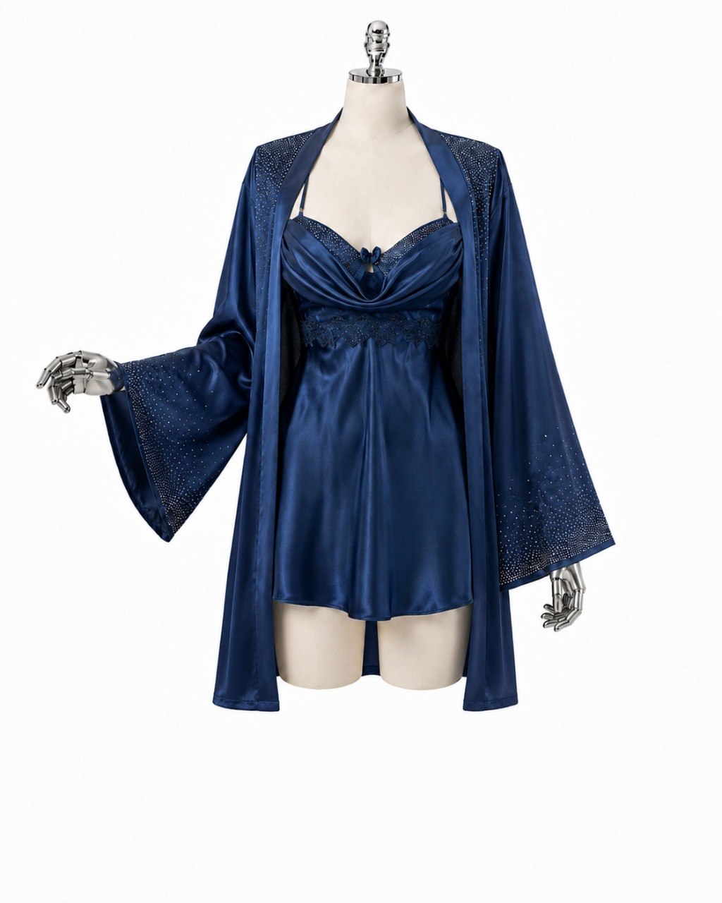 Crystal Luxe — Robe & Nightdress Set