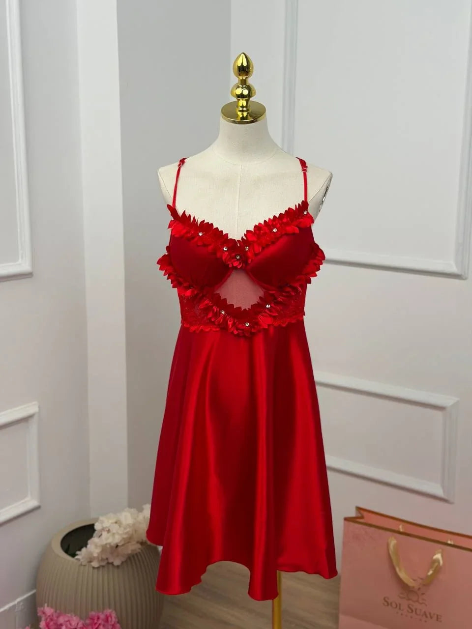 Queen's Desire — Satin Slip Dress