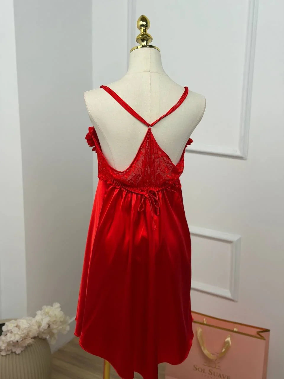 Queen's Desire — Satin Slip Dress