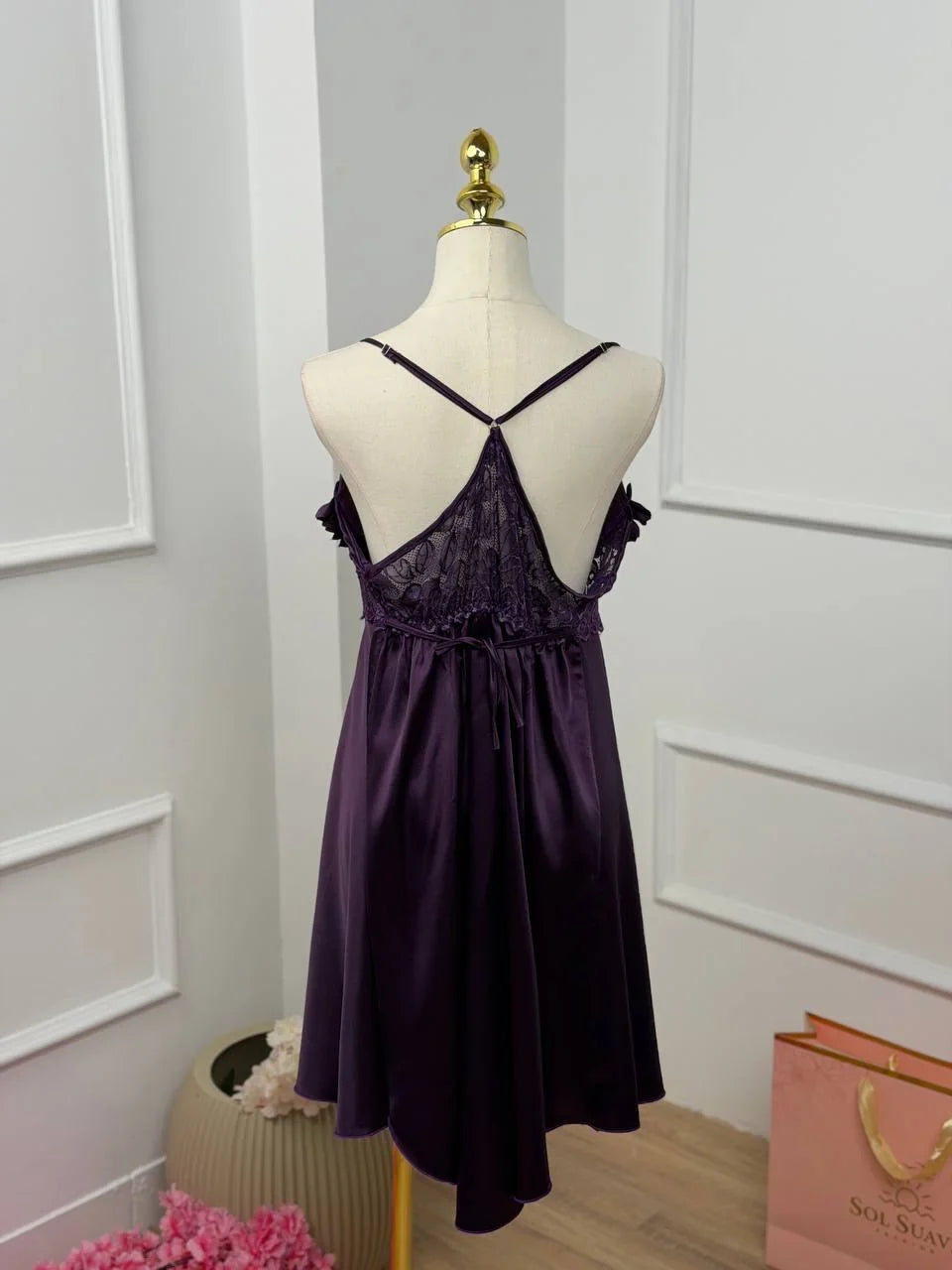Queen's Desire — Satin Slip Dress