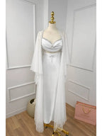 Shimmer — Bridal Morning Robe & Slip Set