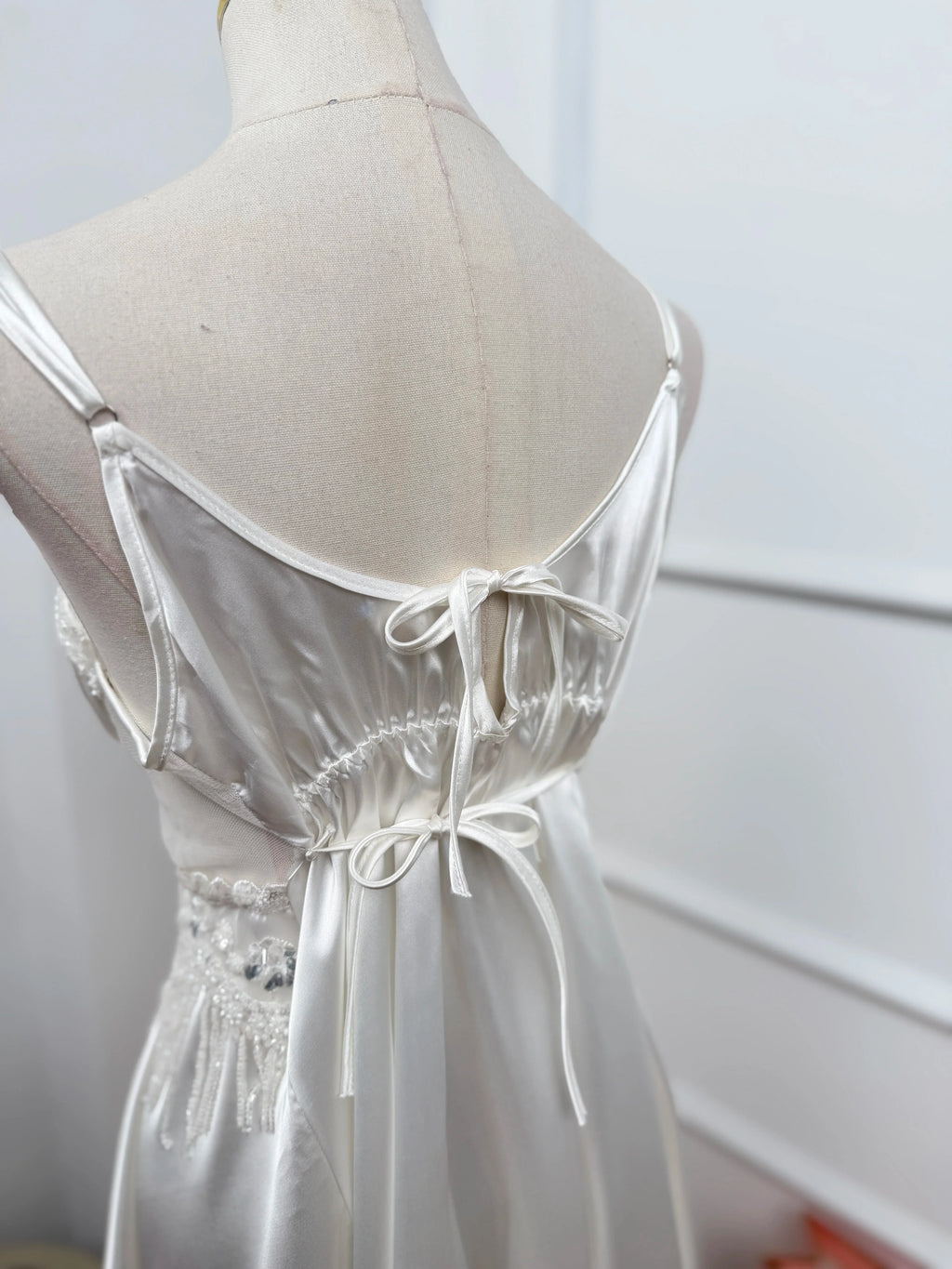 Crystal Whisper — Satin Nightdress
