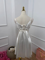 Crystal Whisper — Satin Nightdress