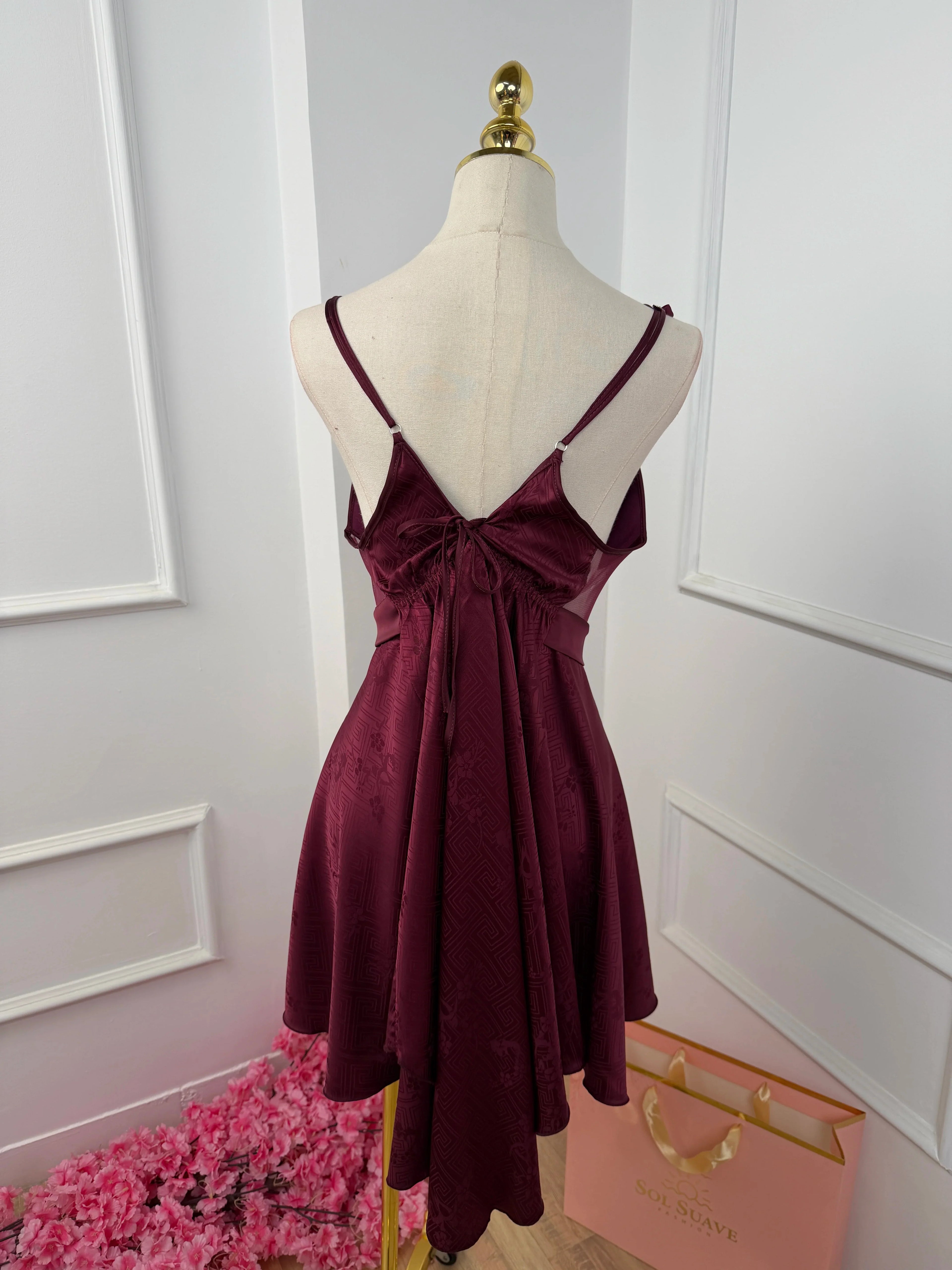 American Style — Silk Satin Nightdress