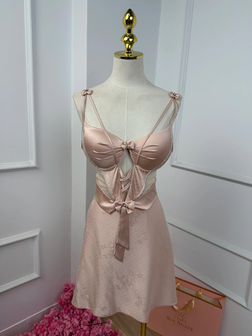 American Style — Silk Satin Nightdress