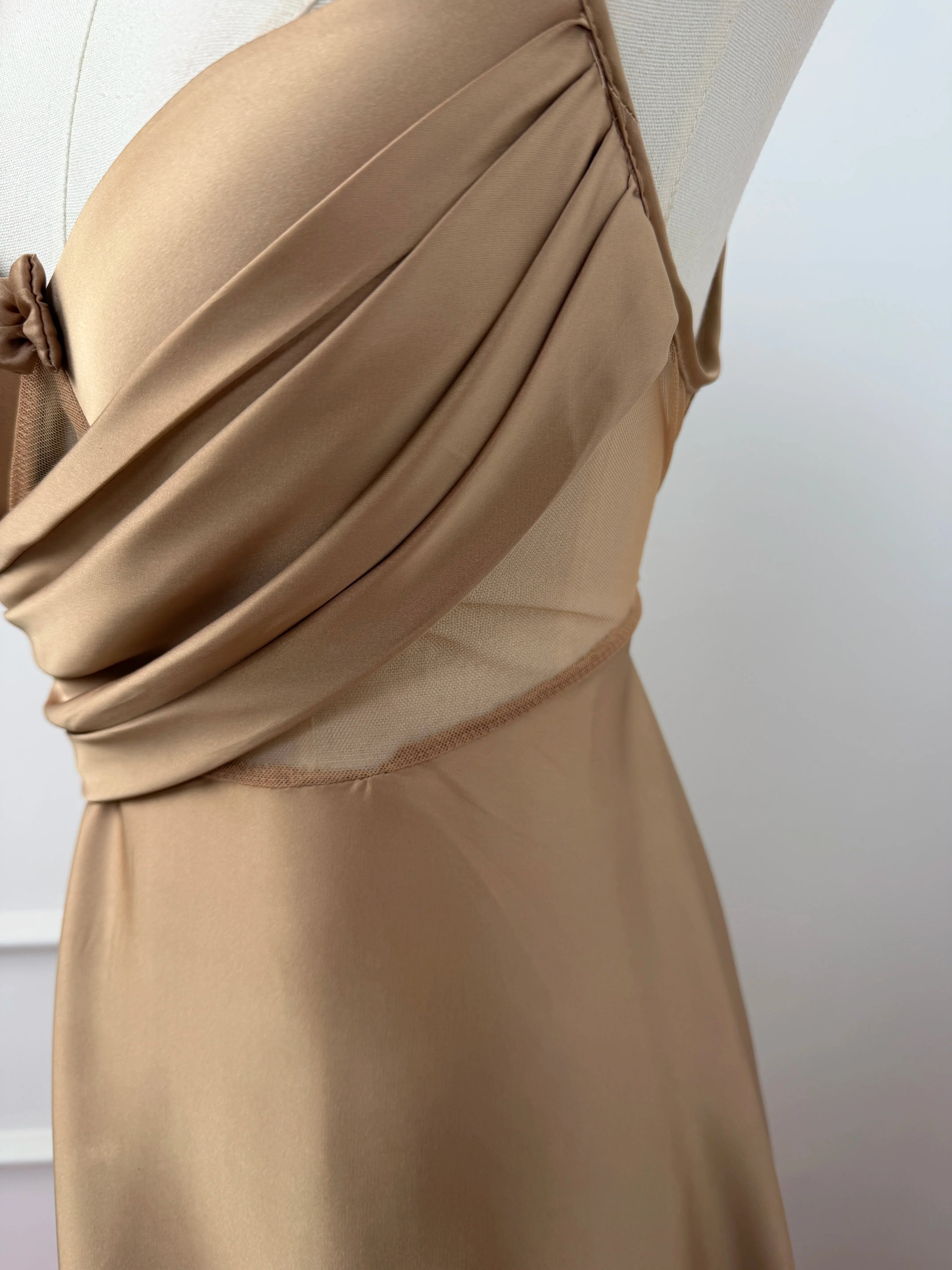 Rose Beryl — Luxury Silk Satin Nightdress