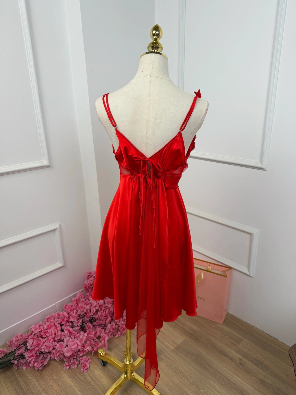 Rose Beryl — Luxury Silk Satin Nightdress