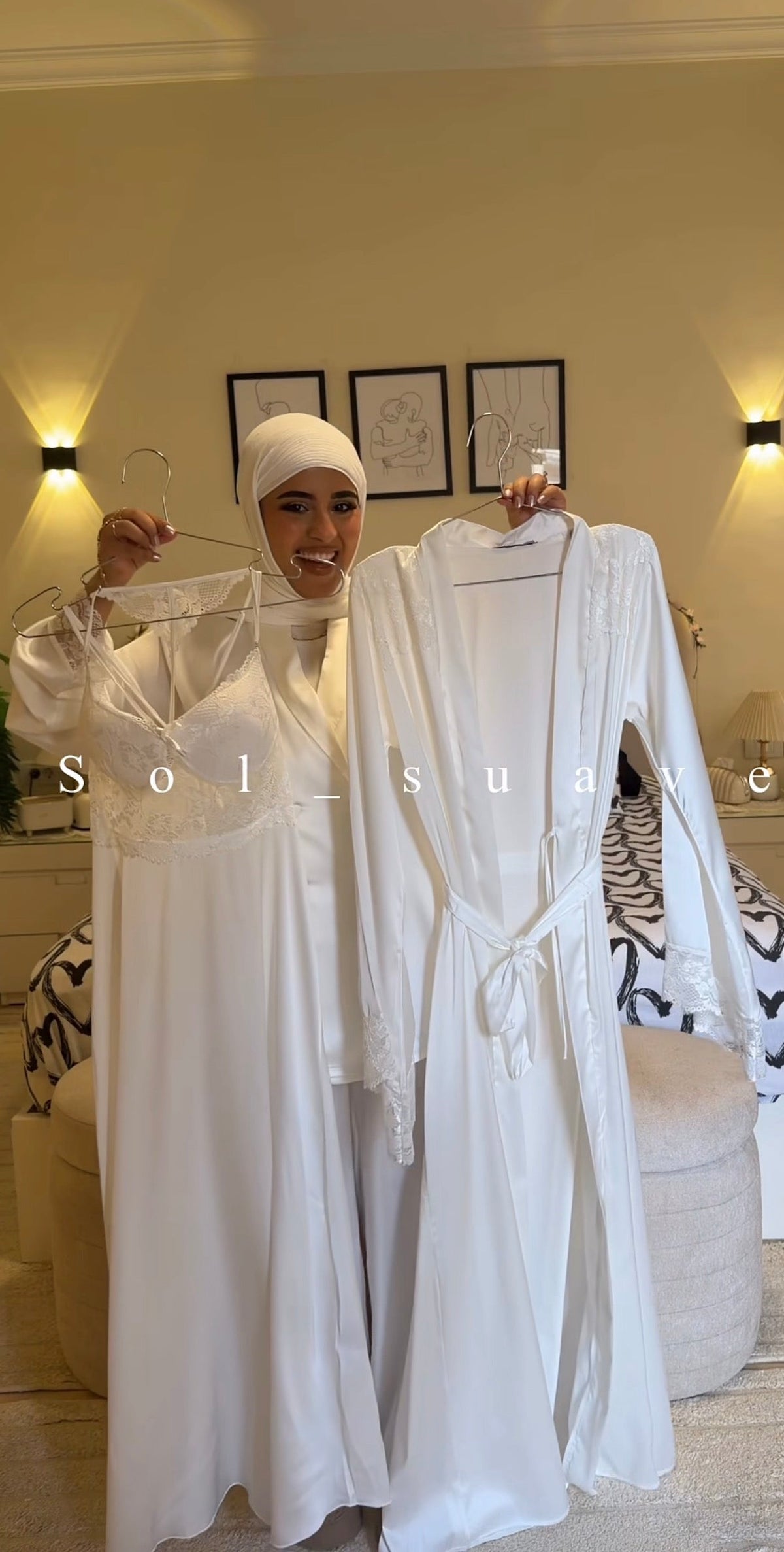 Wedding Night — 15-Piece Silk Satin Set